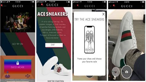 gucci virtual sneakers|gucci ar try on.